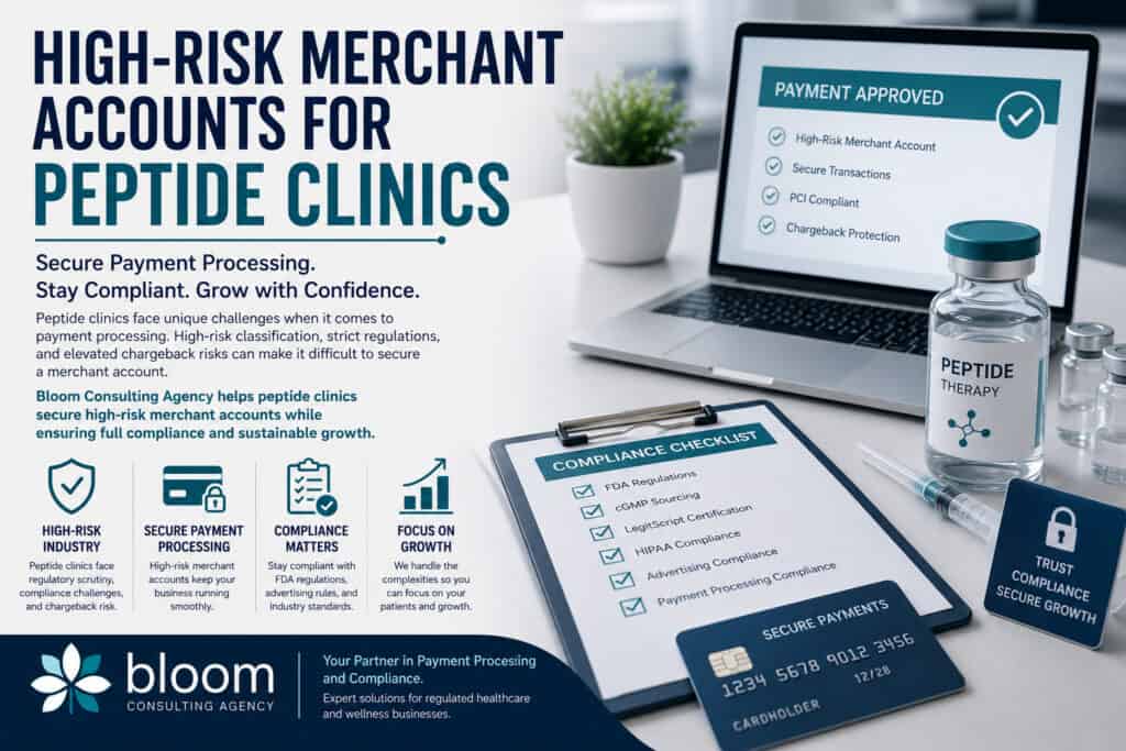 High-Risk Merchant Accounts for Peptide Clinics Explained